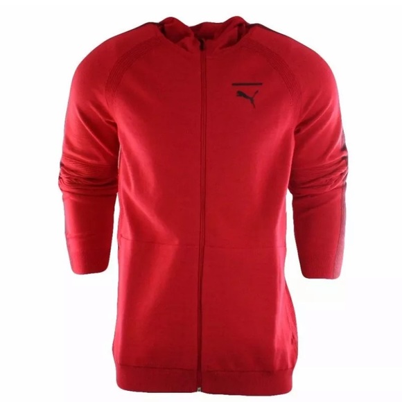 Puma Other - Puma Evokniit Full Zip Hoodie Men’s Red